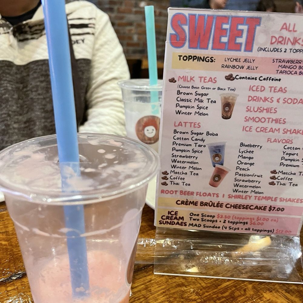 Mad For Chicken Plainview - I got the watermelon slushee with bobas and rainbow jelly. I really enjoyed it. Bobas a little undercooked though. - Coffee & Tea Near Me - Plainview, New York Mad For Chicken Plainview - I got the watermelon slushee with bobas and rainbow jelly. I really enjoyed it. Bobas a little undercooked though. - Coffee & Tea Near Me - Plainview, New York