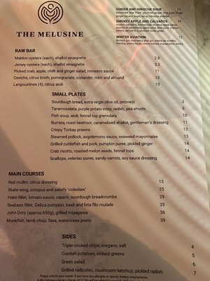 Menu photo 2 The Melusine London, XGL