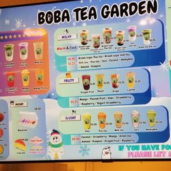 Boba Tea Garden - Amazing interactive and automated menu!