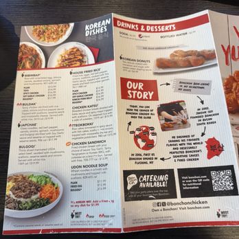 Bonchon Village Way - menu - Chicken Wings Near Me - San Diego, California Bonchon Village Way - menu - Chicken Wings Near Me - San Diego, California