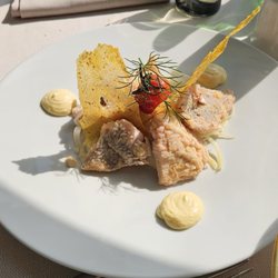 Il Ristorante Monte Baldo - Saibling auf gegrilltem Fenchel / Arctic char on grilled fennel