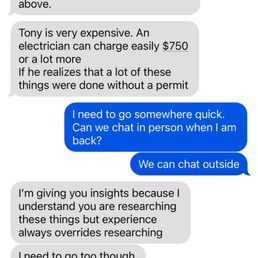 Text exchange with Young Text exchange with Young
