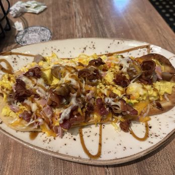 Café Mimosa - Meat livers flat bread - Breakfast & Brunch Near Me - San Juan, Puerto Rico