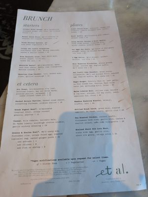 Menu photo 6 et al. Honolulu, HI