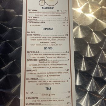 Groundhog Coffee - Menu - Coffee & Tea Near Me - Sheffield, Alabama Groundhog Coffee - Menu - Coffee & Tea Near Me - Sheffield, Alabama