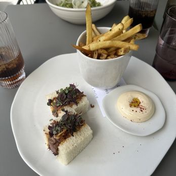 Mirador - Wagyu Steak Sandwich - New American Near Me - Dallas, Texas Mirador - Wagyu Steak Sandwich - New American Near Me - Dallas, Texas