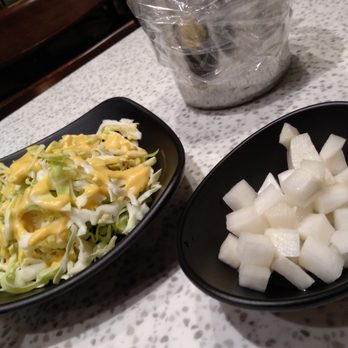 Todak Todak - Side of pickled daikon and salad (comes with chicken) - Korean Near Me - Vancouver, British Columbia Todak Todak - Side of pickled daikon and salad (comes with chicken) - Korean Near Me - Vancouver, British Columbia