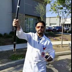 Jaipal Sidhu, MD - This is what happens if u take his parking lot and a pop tires