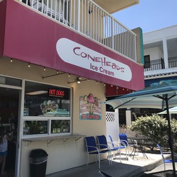 ConeHeads Ice Cream - the front of coneheads ice cream - Ice Cream & Frozen Yogurt Near Me - Clearwater Beach, Florida ConeHeads Ice Cream - the front of coneheads ice cream - Ice Cream & Frozen Yogurt Near Me - Clearwater Beach, Florida