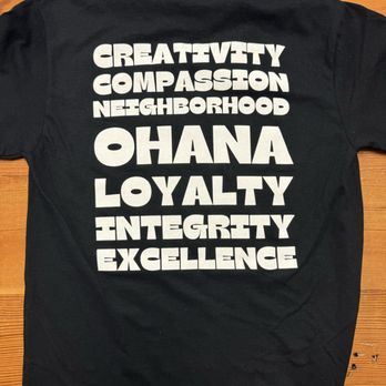 HF Screen Printing - Black Shirt - Full Back - Screen Printing/T-Shirt Printing Near Me