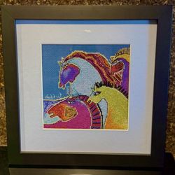 Frame Station and Gallery - Cross stitched horses