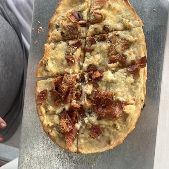 Red 36 - Clam & Bacon Flatbread - Seafood Near Me - Mystic, Connecticut Red 36 - Clam & Bacon Flatbread - Seafood Near Me - Mystic, Connecticut