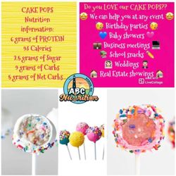 ABC Nutrition - Did you know you can buy our cake pops in bulk (by dozen)?? We can help at any event.