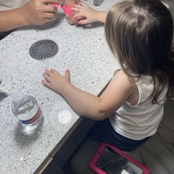 All Divine Nails and Spa - My baby getting her nails done