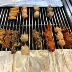 Toto's Grill Oxnard - Warming up bbq