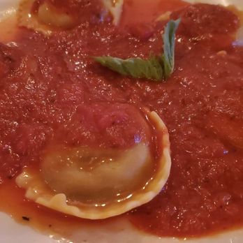 Long Acre Tavern - Closeup of the Mushroom Ravioli. - Sports Bars Near Me - New York, New York Long Acre Tavern - Closeup of the Mushroom Ravioli. - Sports Bars Near Me - New York, New York