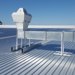 Zen's Heating & Air Conditioning - Clean on a roof.