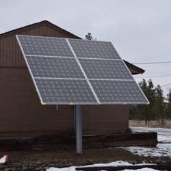 PCI Renewables - Small pole mount install.