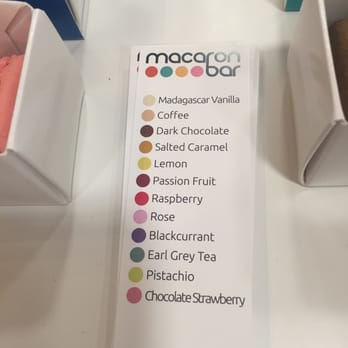 Macaron Bar - The flavors. - Desserts Near Me - Louisville, Kentucky