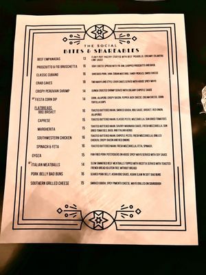 Menu photo 1 The Social Speakeasy Montgomery , TX Menu photo 1 The Social Speakeasy Montgomery , TX