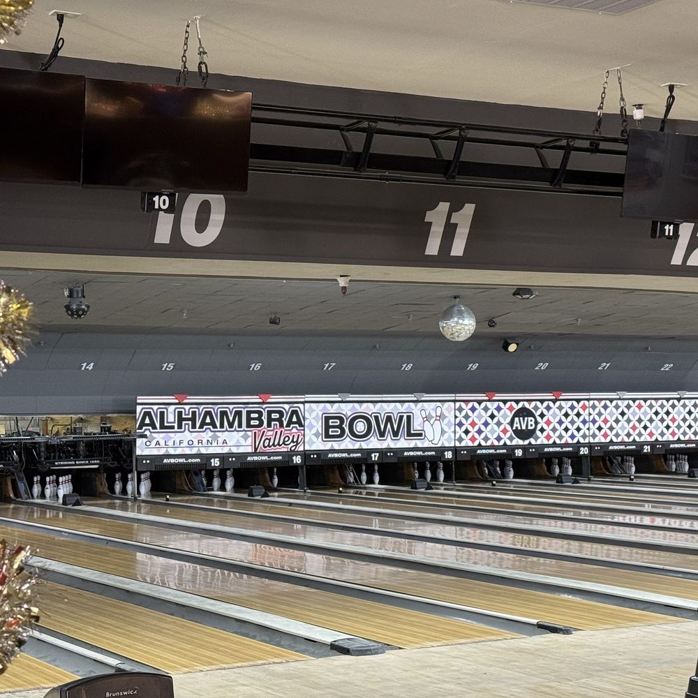 Alhambra Valley Bowl - The lanes on opening day! - Bowling Near Me - Alhambra, California