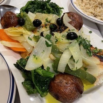 Seabra Marisqueira - Grilled Codfish with vegetables - Portuguese Near Me - Newark, New Jersey Seabra Marisqueira - Grilled Codfish with vegetables - Portuguese Near Me - Newark, New Jersey
