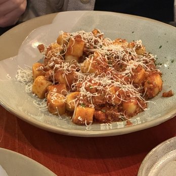 Cafe Gabbiano - Gnocchi with bolognese - Italian Near Me - Sarasota, Florida Cafe Gabbiano - Gnocchi with bolognese - Italian Near Me - Sarasota, Florida