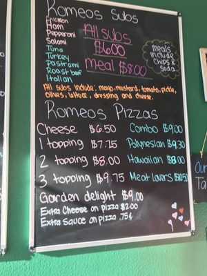Menu photo 3 Romeo's Pizza and Sandwich Shop Madera, CA Menu photo 3 Romeo's Pizza and Sandwich Shop Madera, CA