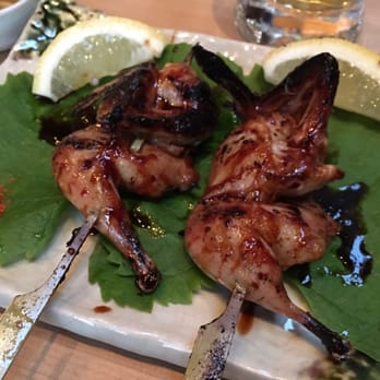 Rintaro - quail yakitori x 2 - don't even hesitate about this - ORDER IT because you won't regret it! This was one of my favorite dishes here - Izakaya Near Me - San Francisco, California Rintaro - quail yakitori x 2 - don't even hesitate about this - ORDER IT because you won't regret it! This was one of my favorite dishes here - Izakaya Near Me - San Francisco, California