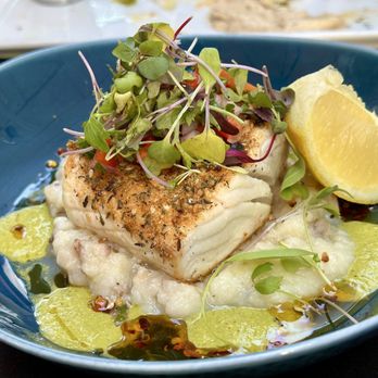 Levant Bistro - Mediterranean Halibut - Gluten-Free Near Me - Los Angeles, California