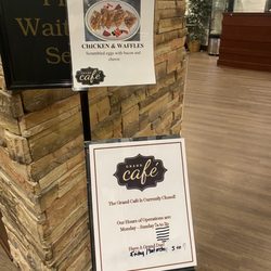 Grand Cafe - Exterior signage