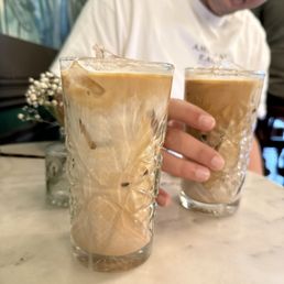 Iced lattes