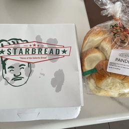 Box of Senoritas and bag of Pan De Sal Box of Senoritas and bag of Pan De Sal