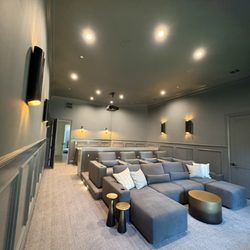 Horizon Electric - Finished installing all the lights for theater room it looks beautiful