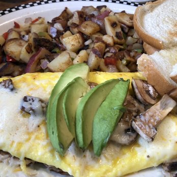 Black Bear Diner - California Omelette with Red Potatoes and Sourdough Bread - Diners Near Me - Rancho Cucamonga, California Black Bear Diner - California Omelette with Red Potatoes and Sourdough Bread - Diners Near Me - Rancho Cucamonga, California