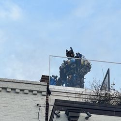 Transformer Statues - Optimus Prime watching