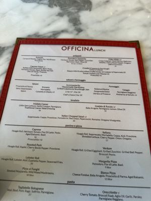 Menu photo 5 Officina Washington, DC, DC Menu photo 5 Officina Washington, DC, DC