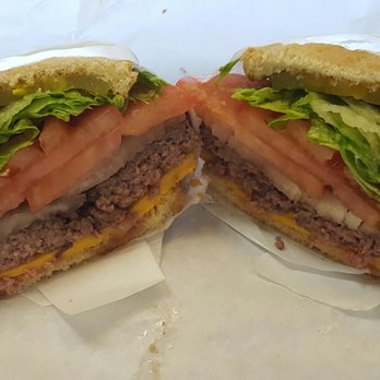 Giant Hamburgers - Today, I had my burger on Sourdough toast for a new twist! It was deeeelicious! Hook'em! - Burgers Near Me - Mesa, Arizona