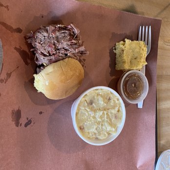 Red Rock BBQ & Catering - Brisket slider meal with German potato salad - Barbeque Near Me - Susquehanna, Pennsylvania Red Rock BBQ & Catering - Brisket slider meal with German potato salad - Barbeque Near Me - Susquehanna, Pennsylvania