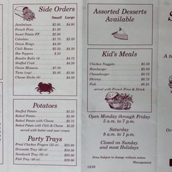Sandwich World - For those who are looking for a menu.