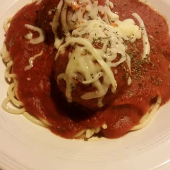 Ticino Pizzeria - a plate of spaghetti and meatballs - Pizza Near Me - New Glarus, Wisconsin