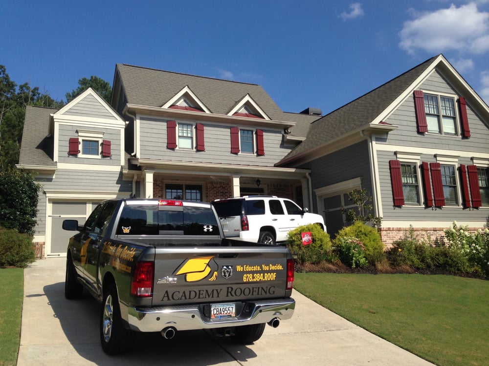 Slide of Academy Roofing