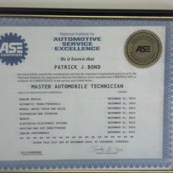 Sudbury Automotive - ASE Master Technician for over 25 years
