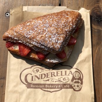 Cinderella - Strawberry Custard Croissant - Bakeries Near Me - San Francisco, California