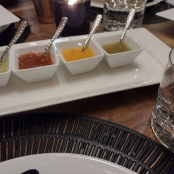 The Mexican - Salsas with chips - Mexican Near Me - Dallas, Texas The Mexican - Salsas with chips - Mexican Near Me - Dallas, Texas
