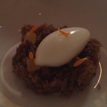 Commis - Spent Beer Grains w/ Tarragon Ice Cream, Tangerine & Mascarpone Creme - New American Near Me - Oakland, California Commis - Spent Beer Grains w/ Tarragon Ice Cream, Tangerine & Mascarpone Creme - New American Near Me - Oakland, California