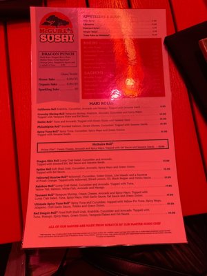 Menu photo 5 McGuire's Sushi Destin, FL