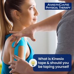 AmeriCare Physical Therapy - Kinesio Taping is the use of Kinesio tex tape to support muscles and joints as they heal. Contact AmeriCare PT today and book an appointment