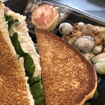 Chicken Salad Chick - Chicken salad with side of grape salad - Southern Near Me - High Point, North Carolina Chicken Salad Chick - Chicken salad with side of grape salad - Southern Near Me - High Point, North Carolina