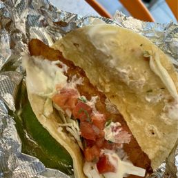 Beer Battered Fish Taco